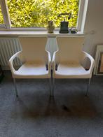 Witte stapelbare kunstof stoelen, Ophalen, Nieuw, Wit, Kunststof