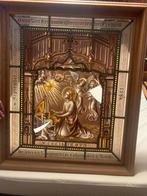 Antiek Glas-in-lood Maria Afbeelding, Ophalen of Verzenden