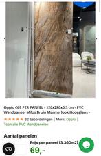 2 PVC wandpanelen 120x280, Doe-het-zelf en Verbouw, Platen en Panelen, Ophalen, Nieuw