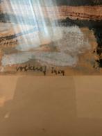 Abstract schilderij van George Stahl, ca. 1964, Ophalen of Verzenden, Zo goed als nieuw, Schilder- en Tekenkunst