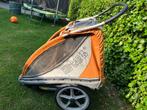 Fietskar Kidcar 2 kinderen duo, Fietsen en Brommers, Fietsaccessoires | Aanhangers en Karren, Ophalen, Gebruikt, Opvouwbaar, Kid Car