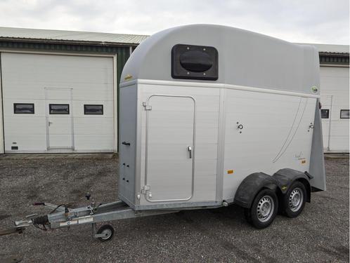 Humbaur Single 1,5 paards aluminium paardentrailer + camera, Dieren en Toebehoren, Paarden en Pony's | Trailers en Aanhangwagens