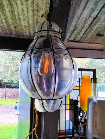 Vintage Venetiaanse hanglamp helder  beschikbaar voor biedingen