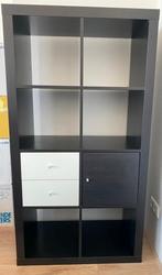 Kallax open kast met 8 vakken, incl deur en 2 lades, Ophalen, Zo goed als nieuw, 25 tot 50 cm, 50 tot 100 cm