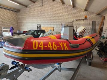 Arimar 540 , reddingsboot RIB, geservicede 90 pk  beschikbaar voor biedingen