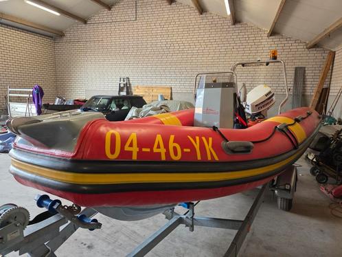 Arimar 540 , reddingsboot RIB, geservicede 90 pk en trailer, Watersport en Boten, Rubberboten, Zo goed als nieuw, Overige merken