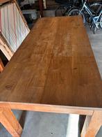 Grote teak tafel inc 6 stoelen, Huis en Inrichting, Tafels | Eettafels, Ophalen, Gebruikt, 200 cm of meer, 50 tot 100 cm