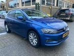 Volkswagen Polo 1.0 TSI 95pk 7-DSG 2019 Blauw clima, Te koop, Geïmporteerd, 5 stoelen, Benzine