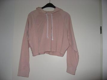 zgan cropped roze hoodie, mt M van Divided beschikbaar voor biedingen