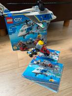 Lego City 60243 Politie Helikopter Transport, Ophalen of Verzenden, Zo goed als nieuw, Complete set, Lego