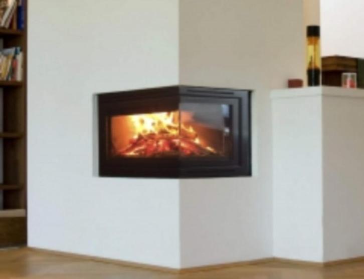 Oxford Nova hoek rechts, Huis en Inrichting, Kachels, Nieuw, Inbouw, Houtkachel, Hout, Ophalen