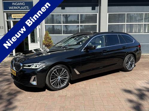 BMW 5 Serie Touring 520i High Executive | Pano | Leder | 04-, Auto's, BMW, Bedrijf, Te koop, 5-Serie, 360° camera, ABS, Adaptive Cruise Control