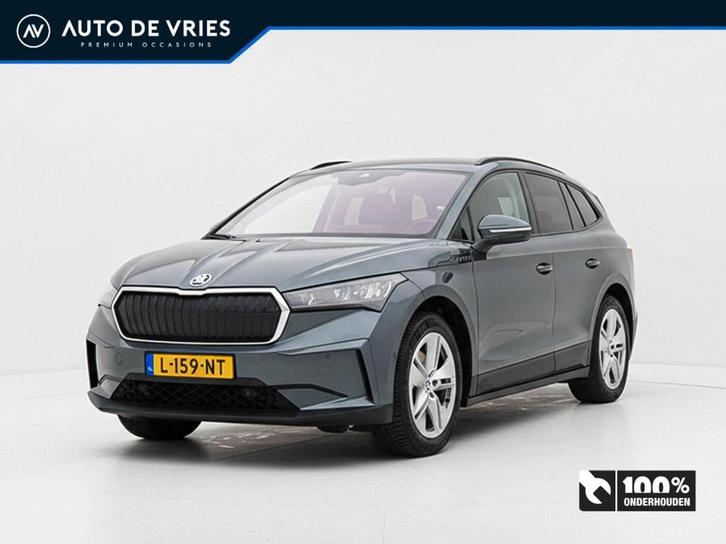 Skoda Enyaq iV 60 | SOH 91% | Zwart leder | Camera | Stoelve, Auto's, Skoda, Bedrijf, Te koop, Enyaq, ABS, Achteruitrijcamera