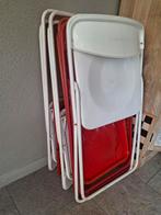 6x Ikea Vintage klapstoel rood wit Niels Gammelgaard, Huis en Inrichting, Stoelen, Ophalen, Gebruikt, Vintage, Vijf, Zes of meer stoelen