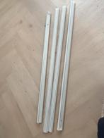Ikea 3 spoor gordijn rail wit widga 4 stuks, Ophalen, Zo goed als nieuw