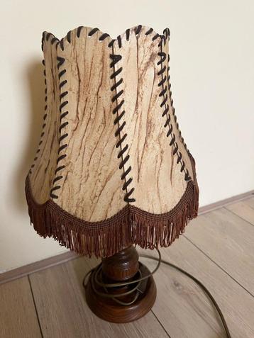 retro vintage lamp varkensleer in perfecte staat beschikbaar voor biedingen