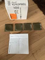 Groene Vintage Tegeltjes 10x10 cm - 1.2 m², Doe-het-zelf en Verbouw, Tegels, Ophalen of Verzenden, Minder dan 5 m², Wandtegels