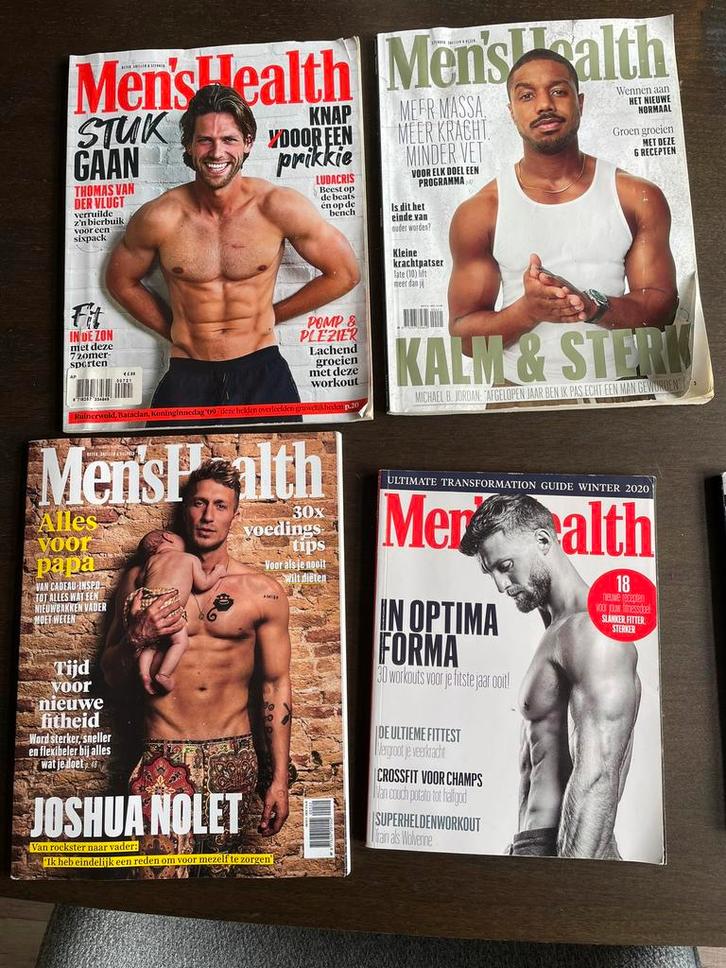 Oude Men’sHealth tijdschriften, Boeken, Tijdschriften en Kranten, Gelezen, Lichaam en Geest, Ophalen