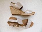 GABOR schoenen sandalen sleehak beige zilver maat 5 = 38, Beige, Sandalen of Muiltjes, Ophalen of Verzenden, Gabor