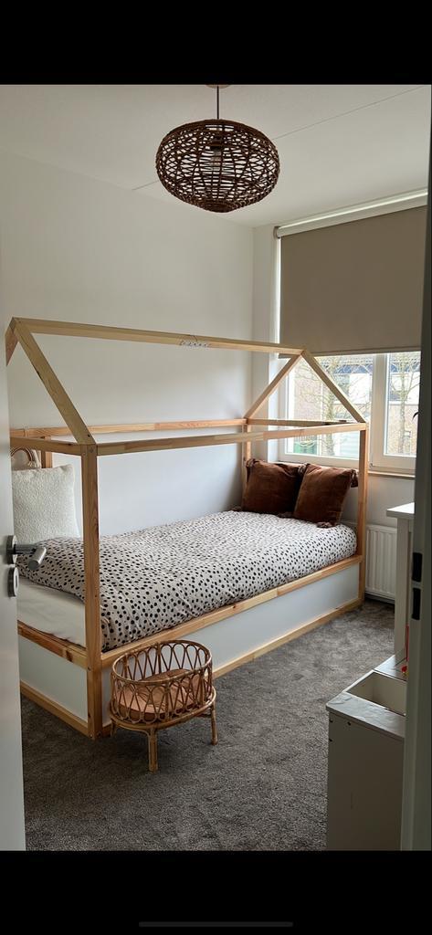 Ikea Kura Huisbed, Kinderen en Baby's, Kinderkamer | Bedden, Zo goed als nieuw, 180 cm of meer, 85 tot 100 cm, Lattenbodem, Ophalen