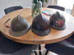 3 Franse helemen, Verzamelen, Militaria | Tweede Wereldoorlog, Ophalen of Verzenden, Landmacht, Overige gebieden, Helm of Baret