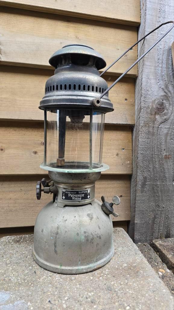 Super Petromax Rapid 828/350 cp lantaarn koper, Antiek en Kunst, Antiek | Lampen, Ophalen of Verzenden