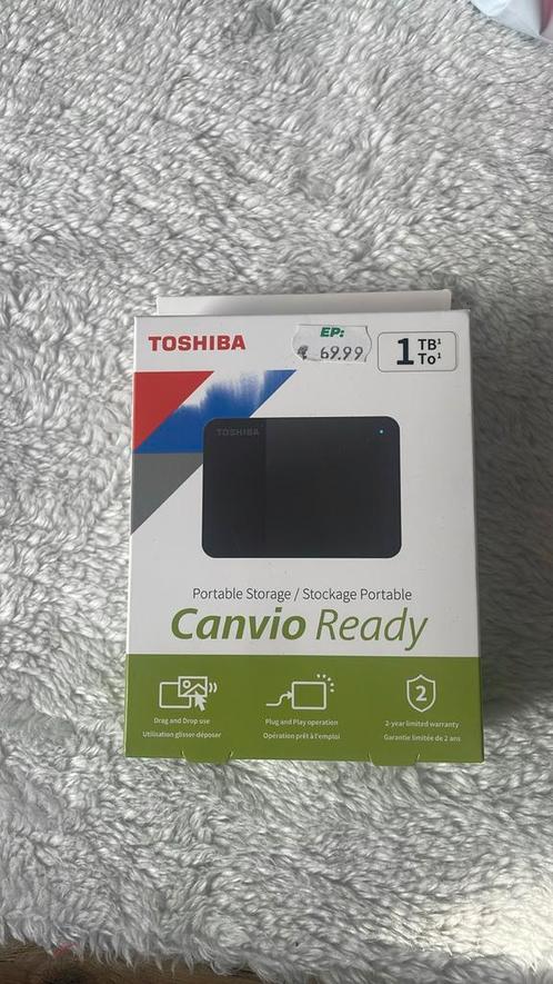 Toshiba Canvio Ready, Computers en Software, Harde schijven, Nieuw, Laptop, Extern, Firewire, Ophalen of Verzenden