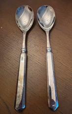 Twee zware sola opschep lepels, Gebruikt, Ophalen of Verzenden, Rvs of Chroom, Vaatwasserbestendig