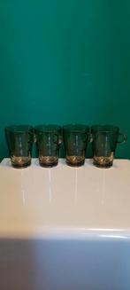 4 Leonardo  Latte macchiato koffie smoke bruin Glas 350 ml, Glas of Glazen, Ophalen of Verzenden, Overige stijlen, Glas