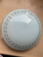 Plafonnière / Plafondlamp van glas, Huis en Inrichting, Ophalen of Verzenden, Zo goed als nieuw, Glas
