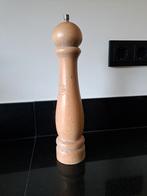 Houten Zoutmolen 32 cm voor zout of peper, Ophalen of Verzenden, Gebruikt