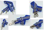 502a Tashengsel Aztec ruitjes motief bagstrap strap blauw, Nieuw, Overige typen, Blauw, Verzenden