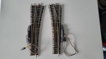 Fleischmann 6048 elektrische wissels links en rechts beschikbaar voor biedingen