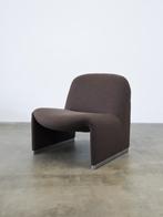 Vintage Alky chair bruin nieuwe stoffering refurbished, Verzenden