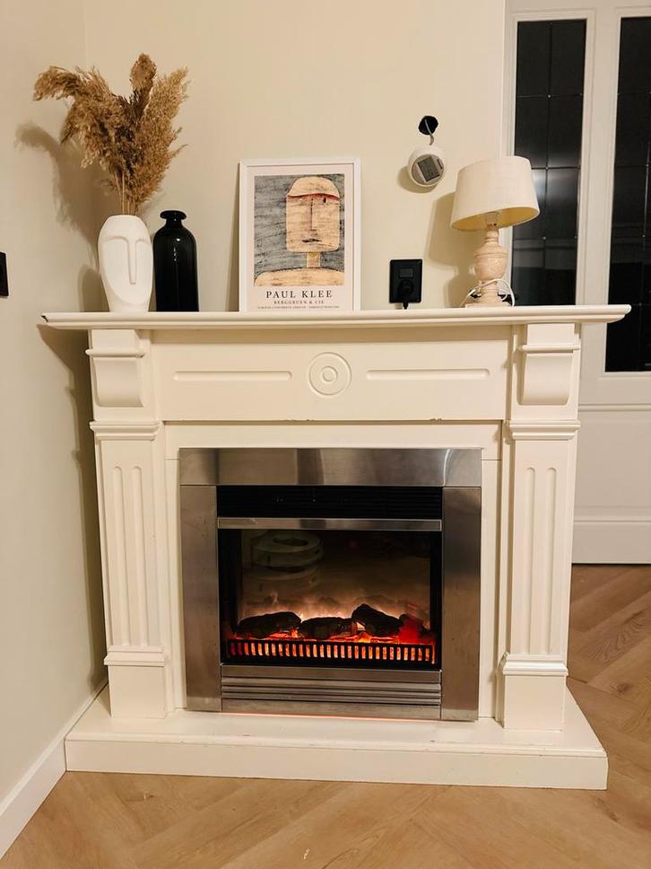 Sfeervolle Elektrische Sfeerhaard, Huis en Inrichting, Kachels, Gebruikt, Vrijstaand, Overige soorten, Elektrisch, Ophalen