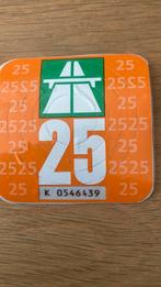 Zwitserland sticker vignet 2025 autobahn tol, Tickets en Kaartjes, Autovignetten, Drie personen of meer