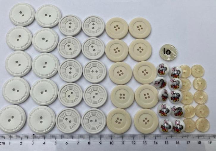 Knopen set nr. 10, Hobby en Vrije tijd, Naaien en Fournituren, Nieuw, Knoop of Knopen, Ophalen of Verzenden