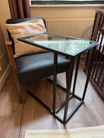 VITTSJÖ laptophouder bijzettafel glas, Huis en Inrichting, Tafels | Bijzettafels, Minder dan 55 cm, Ophalen of Verzenden, 60 cm of meer