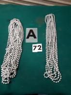 72/a kerstkralenslinger, 2 stuks, zilver, Diversen, Kerst, Ophalen of Verzenden, 'T Olde Gre-j, Info@toldegrej.nl, Endepoelstraat 20f Didam