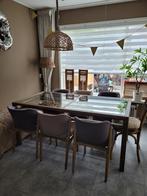 Eettafel Riviera Maison, Ophalen, Gebruikt, 50 tot 100 cm, Glas