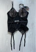 Nieuw Hunkemöller Lucy Hale Margaret bustier 80C, Hunkemöller, Verzenden, Zwart, BH