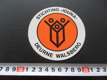 stickers Deurne Walsberg Stichting IDUNA  * beschikbaar voor biedingen