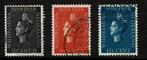 Nederland NVPH 310-312 gestempeld 3, Postzegels en Munten, Postzegels | Nederland, Verzenden, Na 1940, Gestempeld