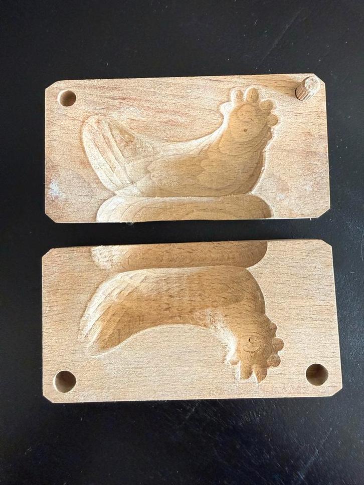 Houten botermal kip, jaren '50, Antiek en Kunst, Antiek | Overige Antiek, Ophalen of Verzenden