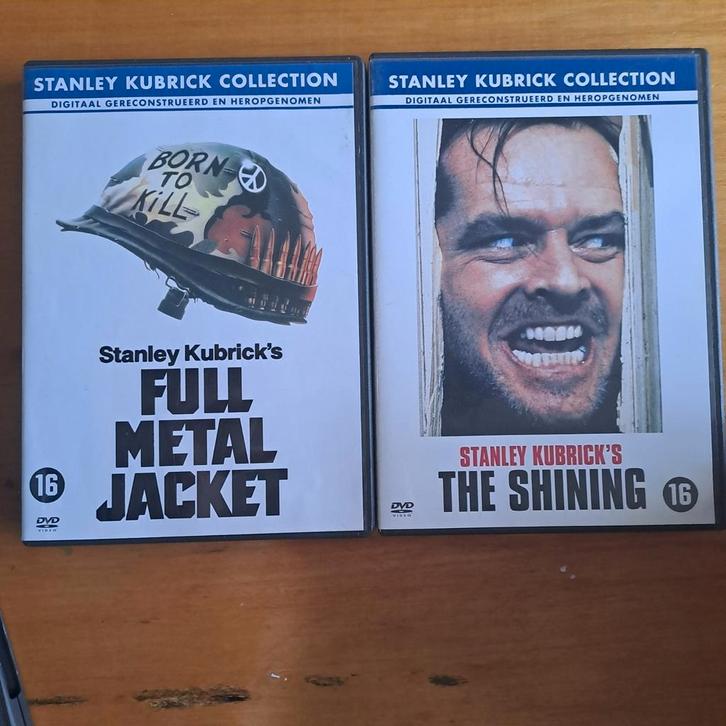 Full Metal Jacket + The Shining (Stanley Kubrick), Cd's en Dvd's, Dvd's | Klassiekers, Zo goed als nieuw, Horror, 1960 tot 1980