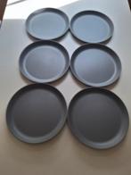 Royal VKB borden 6 stuks grijs, Huis en Inrichting, Keuken | Servies, Ophalen of Verzenden