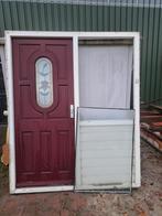 Houten kozijn met deur, Doe-het-zelf en Verbouw, Kozijnen en Schuifpuien, Ophalen, Deurkozijn, 150 tot 225 cm, 150 tot 225 cm