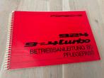 PORSCHE 924 Turbo origineel NL instructieboekje uitgave, Ophalen of Verzenden