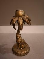 Panter Kandelaar - Gouden Palmboom Design, Ophalen of Verzenden, Overige materialen