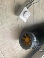 Buis-ventilator met snelheidsregelaar + koolstoffilter, Ophalen of Verzenden, Zo goed als nieuw